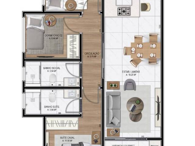 Apartamento para Venda em Arapongas - 3